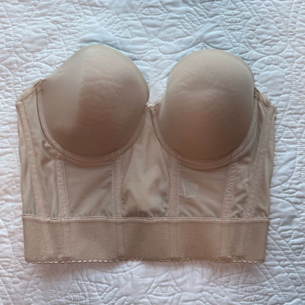 Strapless Longline Nude Bra